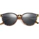 thumbnail image 1 of Retro round sunglasses for men and women polarized UV400 protection classic sunglasses (bean frame gray piece polarized lenses), 1 of 4