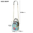 thumbnail image 2 of FORMRS Crossbody Bag for Women Quilted Travel Shoulder Cell Phone Purse with Chain Strap Handbag, Pink Beach Toys Pattern, 2 of 7