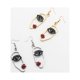 thumbnail image 3 of Pendientes colgantes de cara delicada Jumpingount plateado, 3 of 6