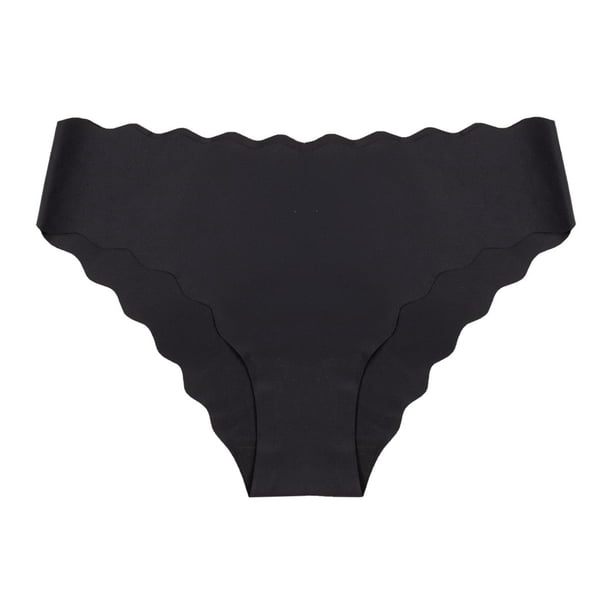 Mujeres Ropa Interior sin Costuras de Cintura Baja Pantalones de Hielo Seda Transpirable Nylon Tamaño Grande Comodidad Ajuste Calcetines de Uso Diario