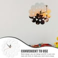 thumbnail image 3 of DIY Blank Hanging Clock for Decoration with Low Noise Design White MDF 9.45 Inches, 3 of 8