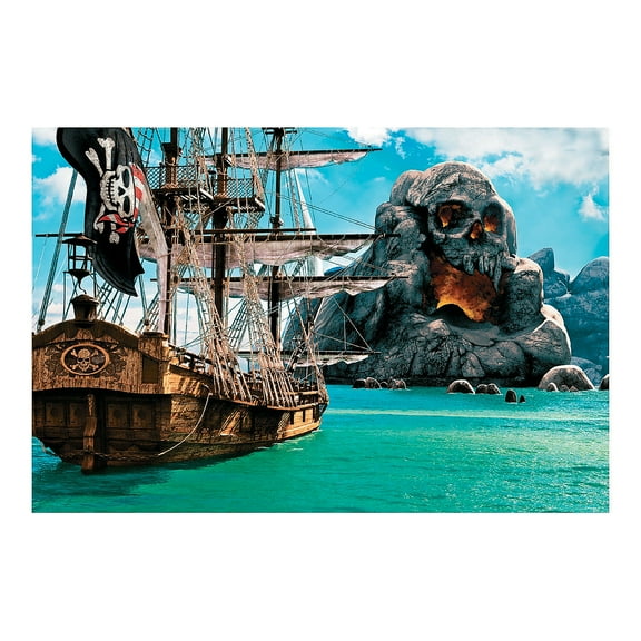 Pirate Backdrop Banner - Party Decor - 3 Pieces
