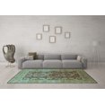 thumbnail image 3 of Ahgly Company Indoor Rectangle Oriental Light Blue Traditional Area Rugs, 5' x 7', 3 of 4