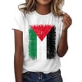 thumbnail image 5 of adviicd T-Shirts Femme Coton Coupe Ample T-Shirt Extérieur Femme Amusant Randonnée Course Graphique T-Shirts Hauts Blanc,m, 5 of 5