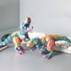 thumbnail image 2 of Dinosaurio Tiranosaurio Musculoso Impreso en 3D, Juguete Infantil, Adorno Multicolor con Articulaciones ., 2 of 6