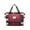 Red, variant on Travel Duffel Bag, Large Capacity Weekender Bags with Side Pockets Waterproof Sport Gym Tote Bag Spirit Airlines Personal Item Bag Foldable Carry on Luggage Overnight Bag for Women Men
