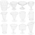 thumbnail image 1 of 72pcs Mini Plastic Mugs Decorations Mini House Water Cups Mini House Layout Scene Adorns for Kids, 1 of 8