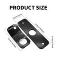 thumbnail image 2 of ALLTIMES Front+Rear Strap Point Kit, for Corvette C8 / Z51 2020+, Chrome Moly Steel, Black, 2 of 10