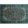thumbnail image 1 of Ahgly Company Indoor Rectangle Persian Light Blue Traditional Area Rugs, 4' x 6', 1 of 4