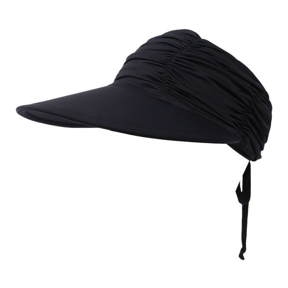 Fgnfyis Girl Cowboy Hat Women Men Summer Western Cowboy Hat Shapeable Straw Hollowed Out Sun Hat Black