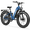 Blue, variant on FREESKY 3000W Electric Bike for Adults 105mile Long Range Step-Thru Ebike Motor 37MPH Dirt E Bike 25Ah Removable Samsung Battery 26'' Fat Tire Electric Bicycle Full Suspension for Commute Mountains
