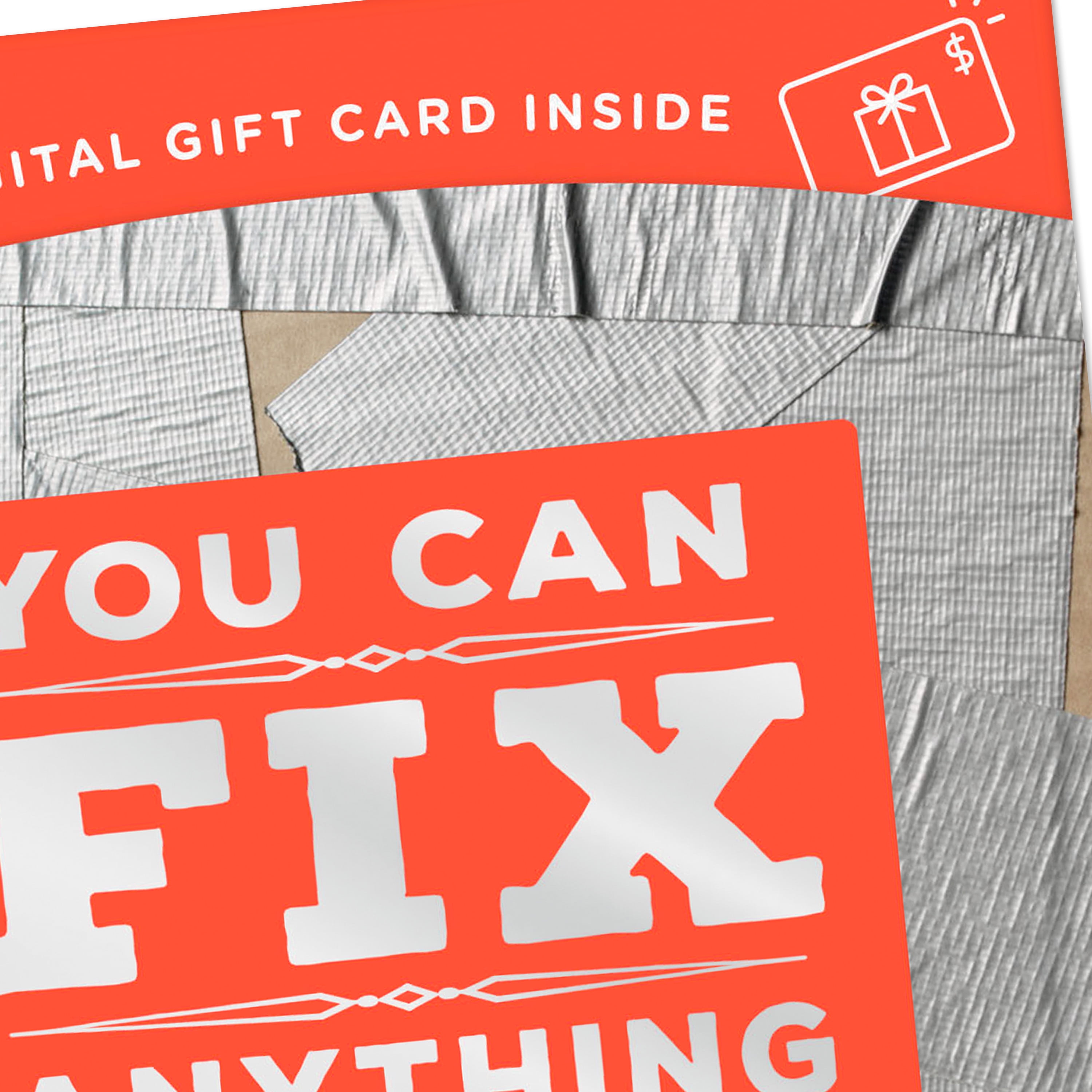 Hallmark Gift Card Greeting Funny Birthday Card for Him, Adult Humor (Duct Tape and Curse Words)