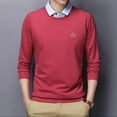 thumbnail image 5 of Autumn Men's Fake Two Long Sleeve Polo T-shirts - Casual&Loose&Versatile, 5 of 8