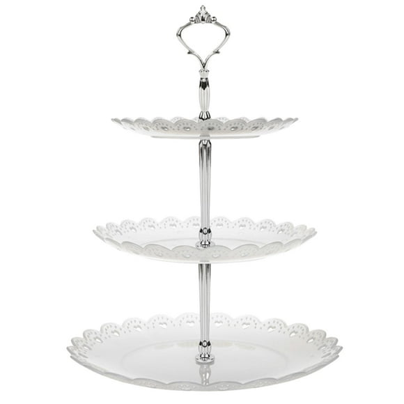 jovati 3-Tier Cupcake Stand Cake Dessert Wedding Event Party Display Tower Plate New