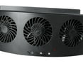 thumbnail image 4 of jifeng Rechargeable Cooling Air Fan Creative Adjustable Three Head Circulation Tool USB Black, 4 of 6