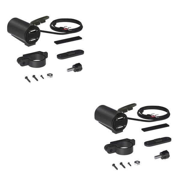 Speravity USB dual con voltímetro Herramientas de reacondicionamiento Cargadores rápidos Accesorio Accesorios para teléfonos de Luz verde 2piezas