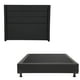 thumbnail image 1 of Base de Cama Queen Size DICASA con Cabecera Lucca Negro, 1 of 7