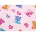 thumbnail image 3 of Beezizac Girls' Short Sleeve Pajama Set Cotton Slim Fit All-Over Bears & Hearts Print Soft Kids Sleepwear Size 8, 3 of 7