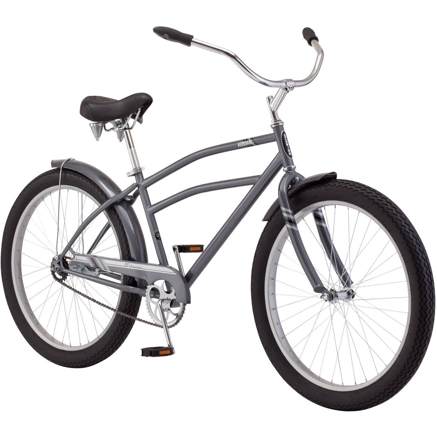 265 Schwinn Aerovane Mens Cruiser Bike Gray Walmartcom