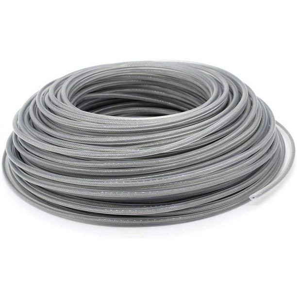 Hilo de desbrozadora de hilo universal, hilo de desbrozadora de acero de 3,0 mm, desbrozadora de alta resistencia, alambre de acero para cortacésped de jardinería con cabezal de impacto