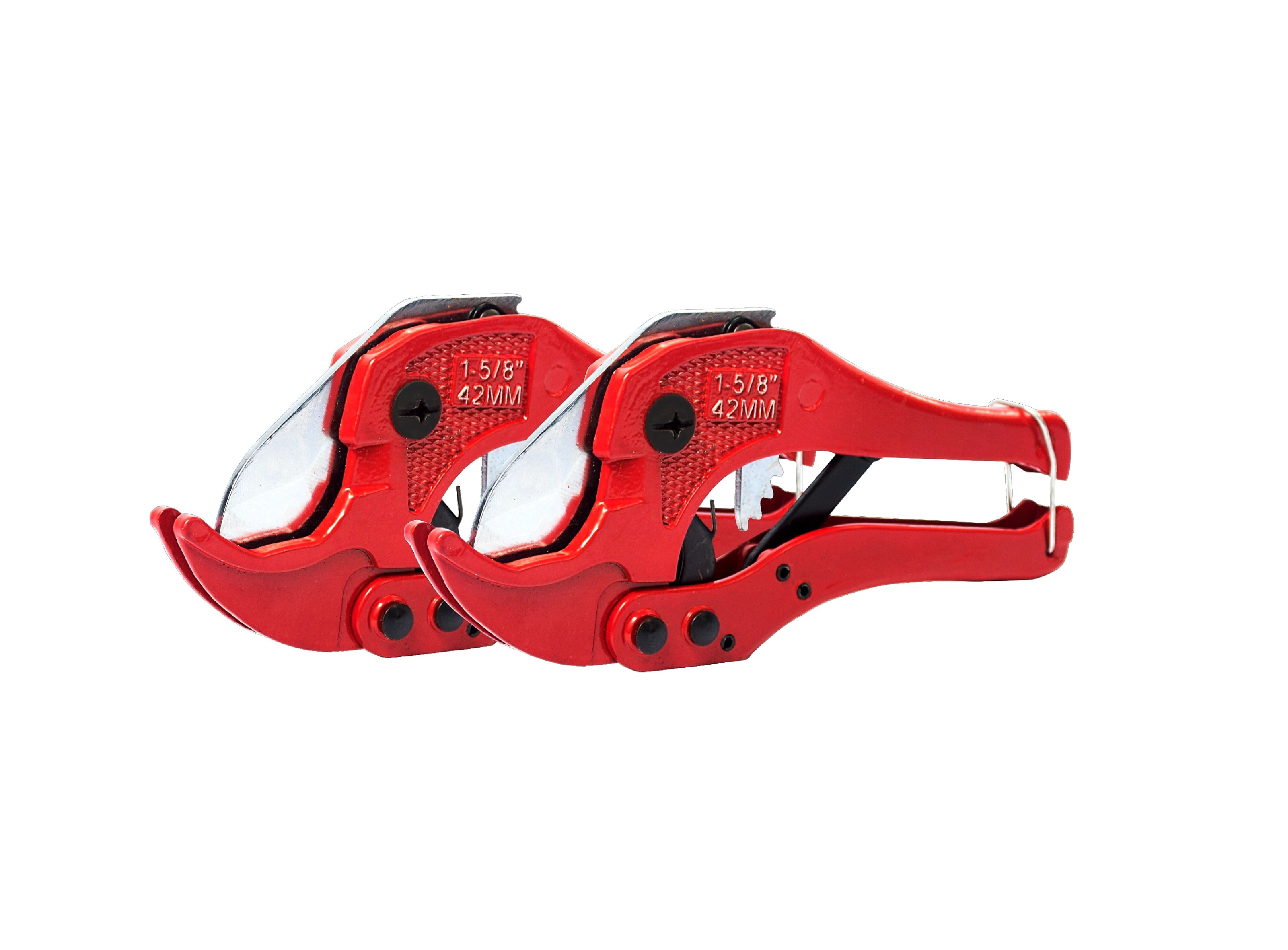 Heavy Duty PVC Pipe Cutter with Metal Handle 1 5/8" (42mm) 2 Pack