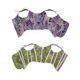 thumbnail image 5 of Camisola moldeadora de cintura con encaje y lazo sin espalda con estampado de flores para mujer, top de poliéster, 5 of 8