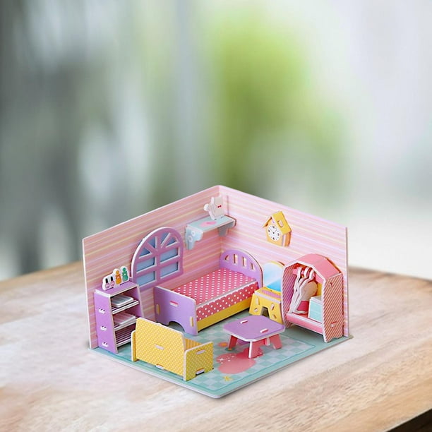 DIY Toy Model Building Kits Paper and EPS Foam Board Paper Cardboard for Kids Bedroom