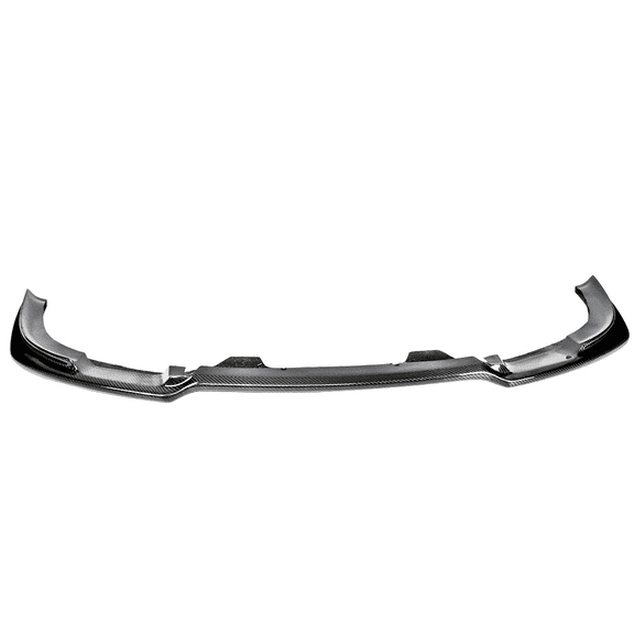 Ikon Motorsports Compatible with 2006-2008 Audi A4 B7 Sedan Front Bumper Lip - Carbon Fiber CF