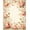 Peach Blush Cream, Pattern 2, variant on ODIKA Vintage Romantic Flower Trellis Girly Border Scroll Bouquet Petal Non-Slip Low Profile for Hallway, Study Room, Playroom