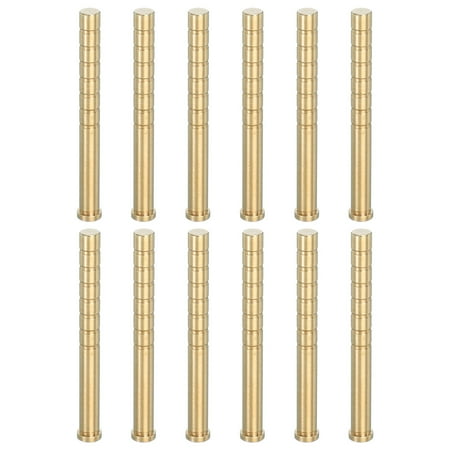 200 Grain Archery Arrow Brass Insert Insert Screw Copper Brass Arrow for .244/ 6.2mm Carbon Arrows 12 Pack