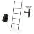 thumbnail image 4 of Toalla, manta, escalera, BTY, metal negro, 5 niveles, 4 of 8