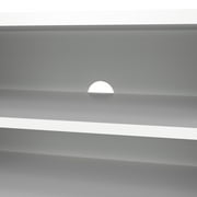 Tvilum Match 2 Drawer TV Stand with 2 Shelves, White High Gloss