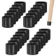 thumbnail image 1 of Uxcell 24 Paquete de Tapas para Patas de Silla de 7/8 pulgadas Protectores de Piso de Cloruro de Polivinilo Cubierta Redonda Puntas Negras, 1 of 7