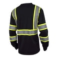thumbnail image 2 of Camiseta L&M Hi Vis Class 3 reflectante de seguridad de manga larga, 2 of 5