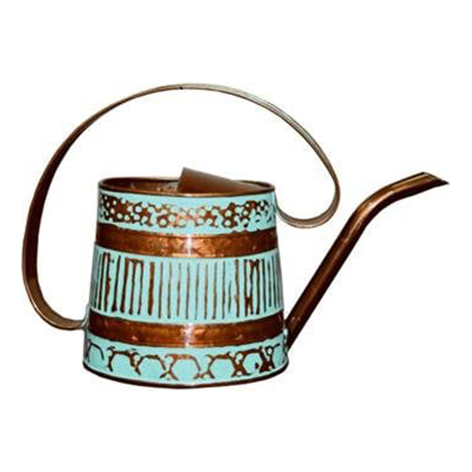 Robert Allen MPT01508 Danbury Watering Can.5 Gallon, Teal/Copper