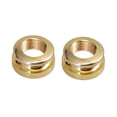 thumbnail image 2 of Esquirla 2 Pieces Guitar Strap Lock Button Threaded Jack for Guitar Parts Gold, 2 of 8