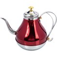 thumbnail image 1 of Bouilloire Rouge en Acier Inoxydable Isolation Thermique Lot de 1, 1 of 8