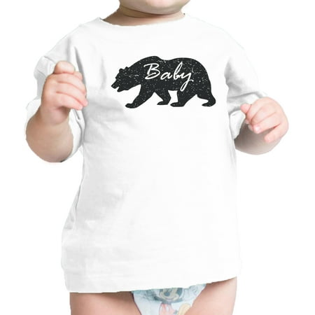 

Baby Bear Cute Baby T-Shirt White Cute Gifts For Baby Girl Birthday