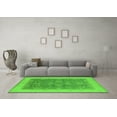 thumbnail image 3 of Ahgly Company Indoor Rectangle Oriental Green Industrial Area Rugs, 8' x 10', 3 of 4