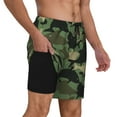 thumbnail image 3 of Fotbe Camouflage Shark Men’s Swim Trunks Quick Dry Swim Shorts Board Shorts with Mesh Lining-Small, 3 of 9