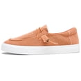 thumbnail image 7 of Obtaom Light Weight Canvas Loafers Women Boat shoes Slip on Loafers Comfortable Lace up Canvas Fishion Sneakers(Orange,US9), 7 of 7