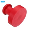 thumbnail image 3 of Uxcell 60mm Stamp Rubber Round Handle, 5 Pack Rubber Knobs Stamp Mounts Drawer Pulls Scrapbooking, Red, 3 of 5