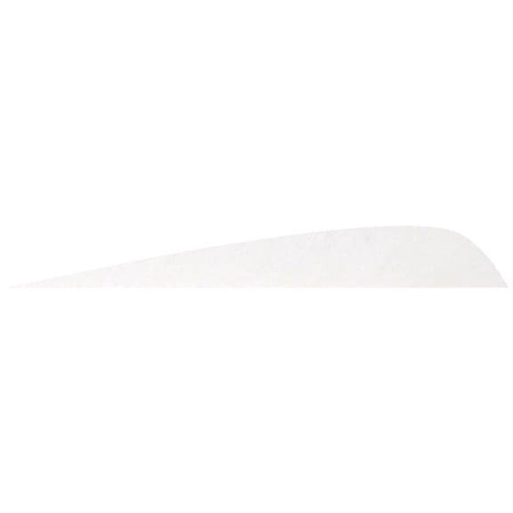 Gateway Feather 400RPSFW-12 Pack White Archery Hunting Right Wing Arrow Fletches