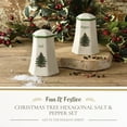 thumbnail image 2 of Spode Christmas Tree Hexagonal Salt and Pepper Shaker Set (2-Piece)- Holiday Kitchen & Table Décor - Festive Home Accent, Christmas Gift/Stocking Stuffer for Collectors & Holiday Enthusiasts, 2 of 7