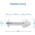 thumbnail image 2 of NEW SEACHOICE CABLE THRU-HULL FITTING-WHITE SCP 17921, 2 of 3