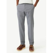 Free Assembly Men's Mini Plaid Tapered Pants