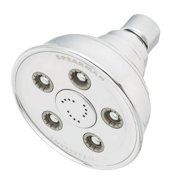 Speakman Caspian Anystream High Pressure Adjustable Shower Head, Polished Chrome