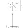 thumbnail image 2 of Sonneman 2883.25 Counterpoint 45" Wide Integrated Led Chandelier - Black, 2 of 4