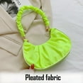 thumbnail image 3 of Hukapapa Nuevo bolso plisado de un solo hombro bolso mensajero de modaverde, 3 of 6