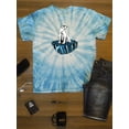 thumbnail image 3 of Polar Bear Standing On Ice  Tie Dye Cyclone Men -Image by Shutterstock, Male Medium, 3 of 4